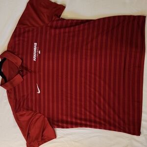 Nike Arkansas Razorback football Polo